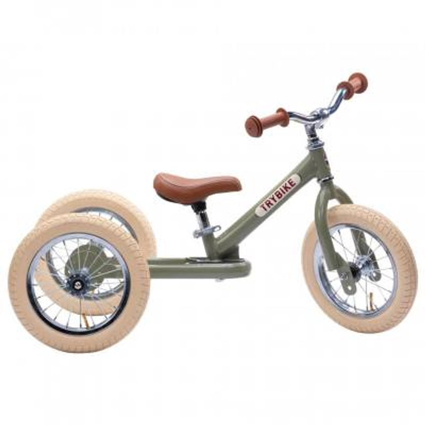 Tricycle draisienne métal Trybike vert