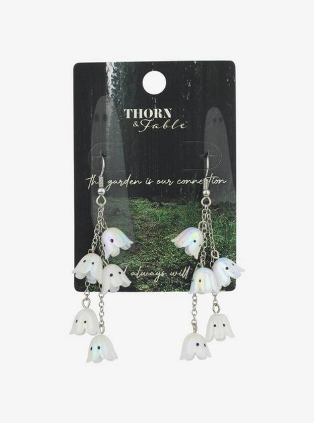 Thorn & Fable Ghost Flower Earrings | Hot Topic