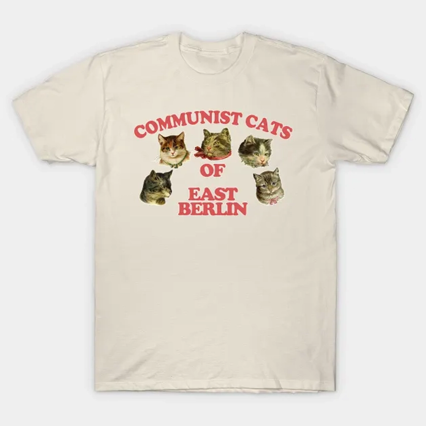 Communist Cats Of East Berlin //// Retro Style Cat Lover Gift! by dankfutura