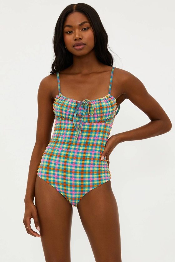 Betsy One Piece Sunny Side Gingham | One Piece Swimsuit | Beach Riot