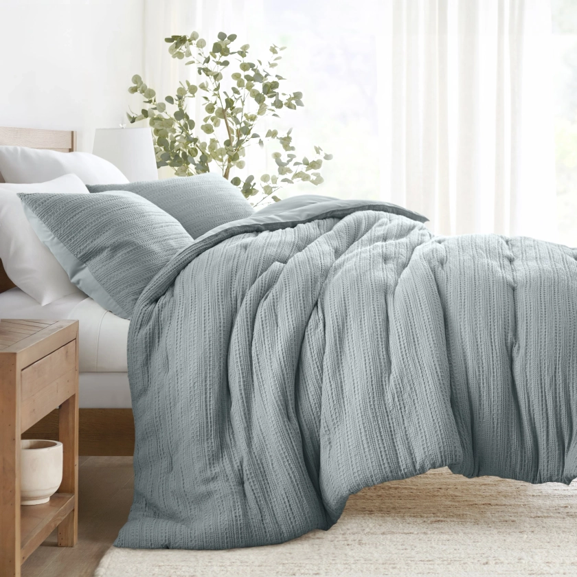 Textured Down Alternative Comforter Set - Linens & Hutch