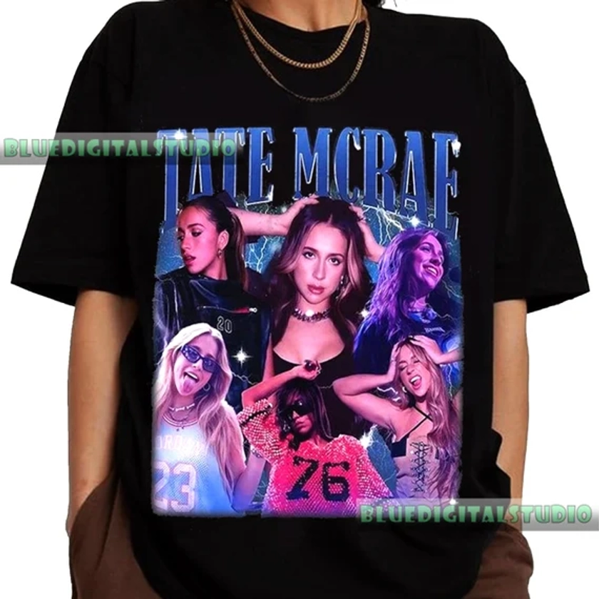 Bootleg Tate McRae 90s Vintage Shirt, Tate McRae Tour 2024 Tour Shirt, Tate McRae Fan Gift Shirt, Tate McRae Merch, Tate McRae Graphic Shirt