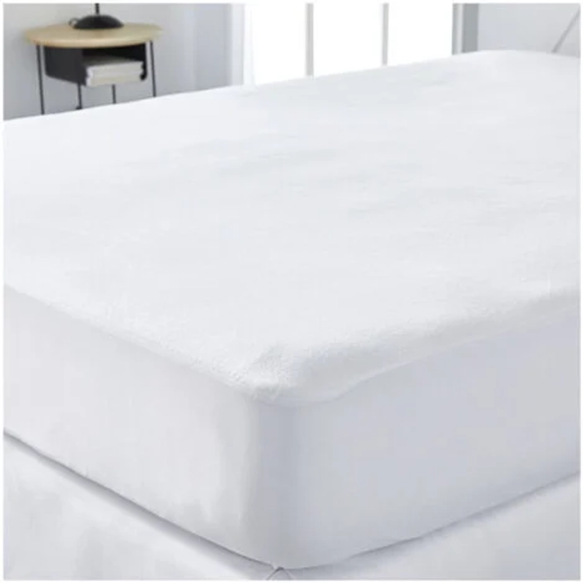 Protège matelas imperméable antiacariens – Alèse 100% Polyester – Bonnet 25cm - 60x120cm.