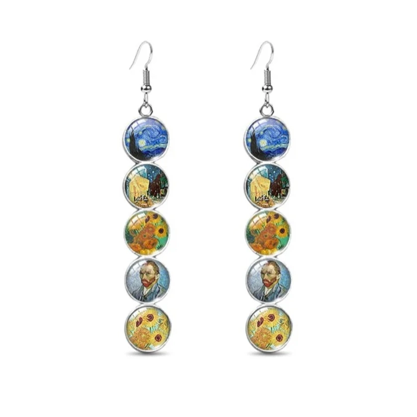 "Van Gogh's Greatest Hits" Earrings