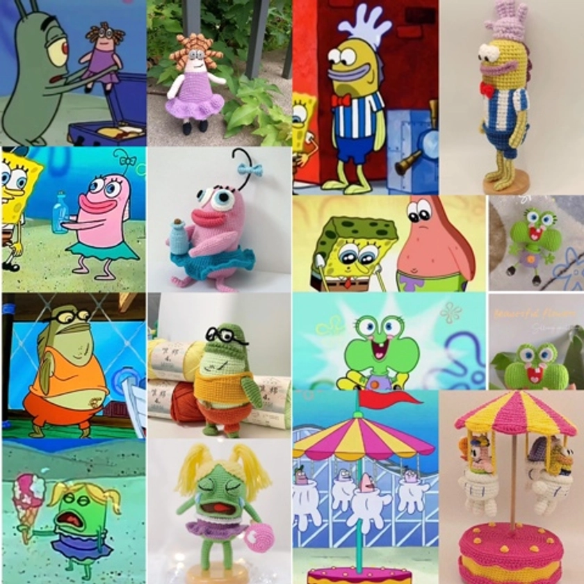 Characters from SpongeBob SquarePants - Kim Mido's Ko-fi Shop
