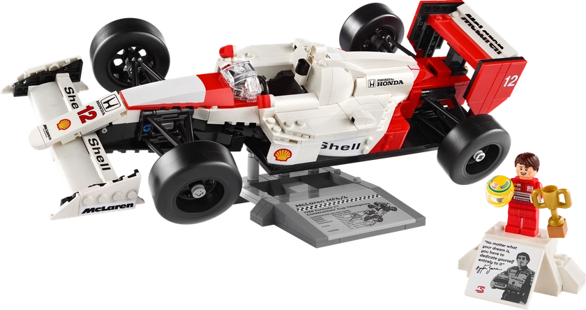 McLaren MP4/4 & Ayrton Senna 10330 | LEGO® Icons | Buy online at the Official LEGO® Shop US