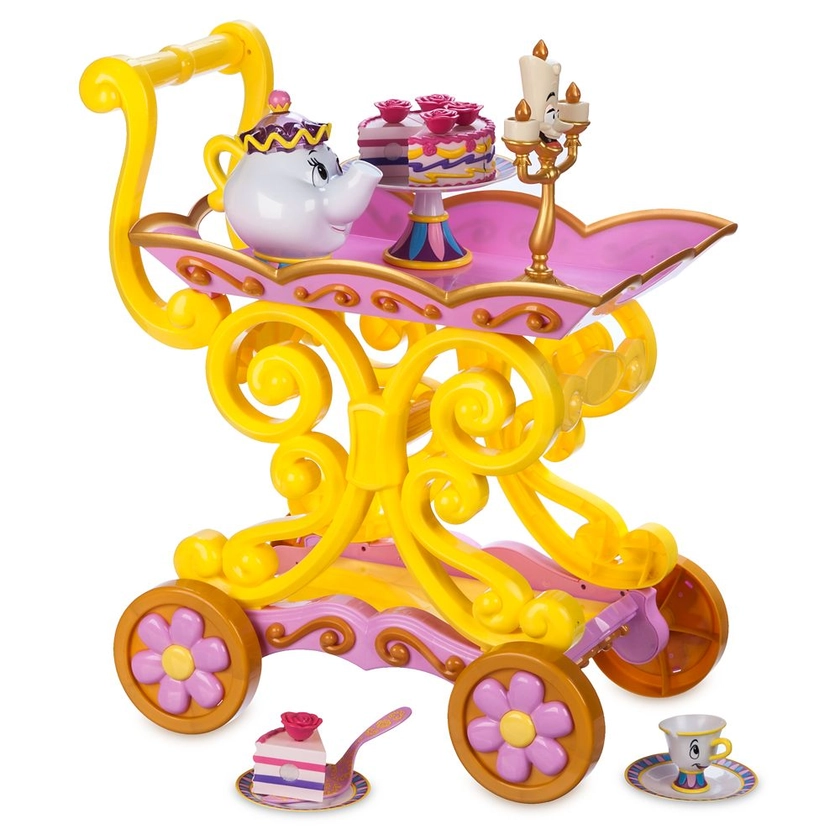 Belle ''Be Our Guest'' Singing Tea Cart Play Set – Beauty and the Beast | Disney Store