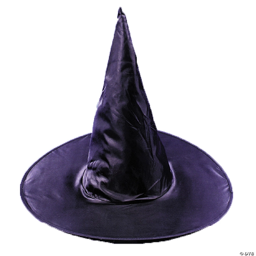 Adults Black Taffeta Witch Hat | Oriental Trading