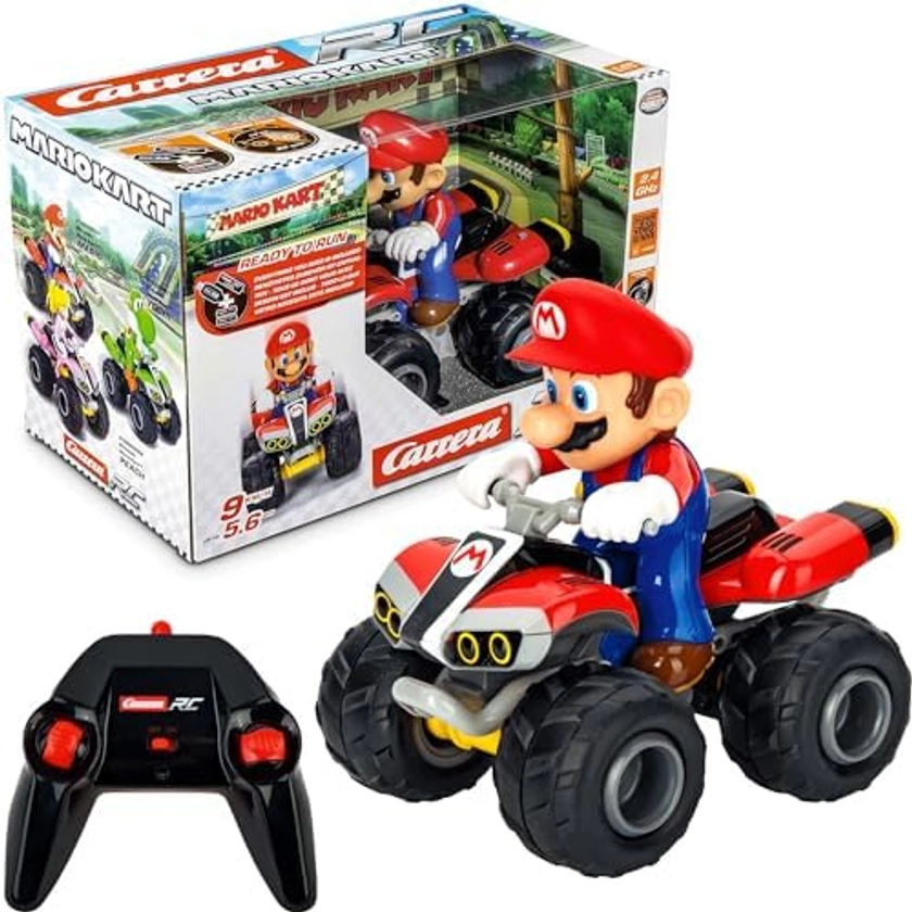 Carrera RC Mario Kart, Mario - Quad 370200996X Multicolore : Carrera RC: Amazon.com.be: Jouets