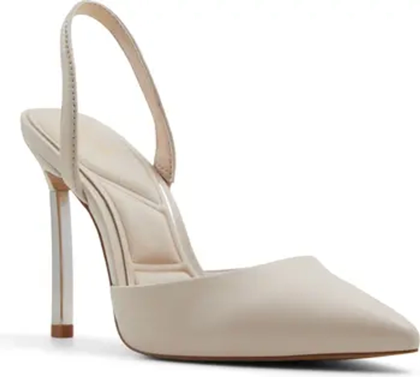 ALDO Shimmy Pointed Toe Slingback Pump (Women) | Nordstrom