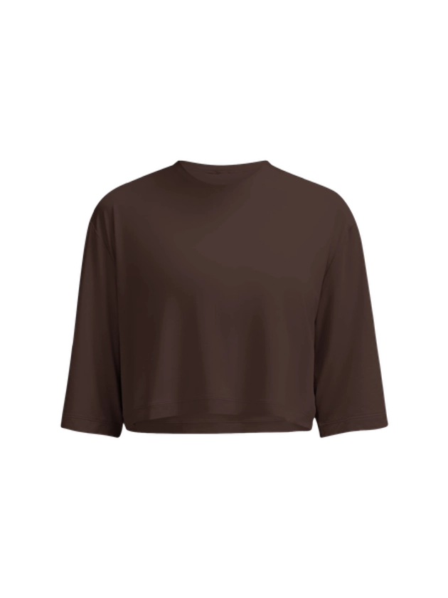 Modal Relaxed-Fit Cropped Short-Sleeve Shirt | Women's Short Sleeve Shirts & Tee's | lululemon