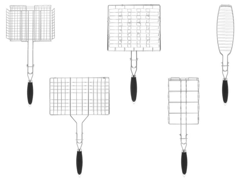 GRILLMEISTER Kosz do grilla / Ruszt do grilla, stal nierdzewna
