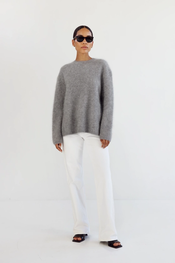 Floy Cashmere Sweater, grey