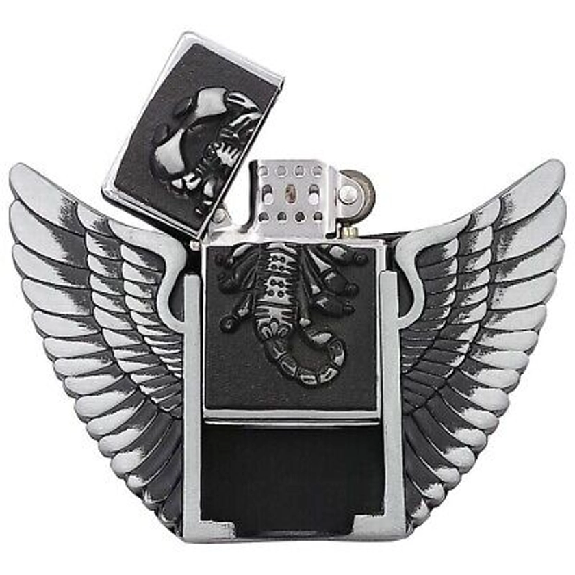 Belt Buckle Lighter Combo Scorpion with Eagle Wings REMOVABLE Fits 1.5" belt | eBay