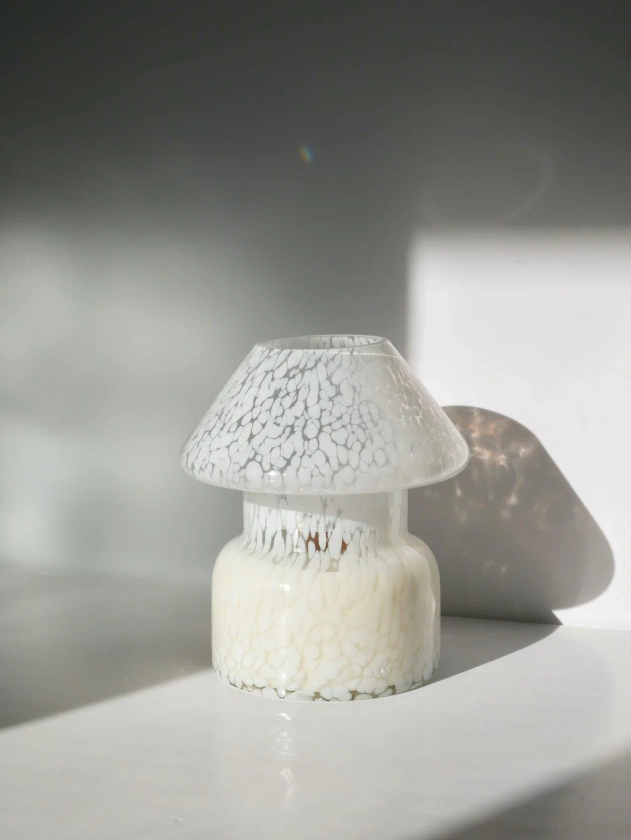 Cloud White Mushroom Candle Lamp