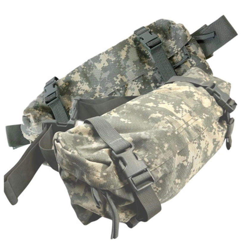 2 Pack U.S.  Issue ACU MOLLE II Waist Pack, Used