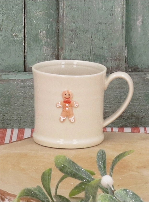 Ceramic Mini Mug - Gingerbread Man