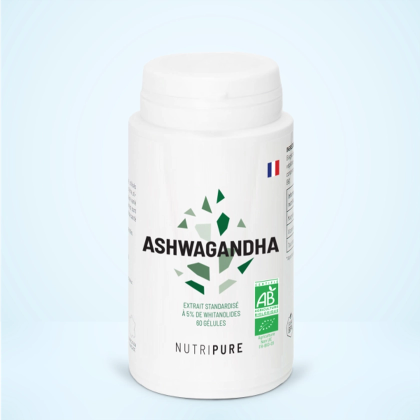 Ashwagandha KSM66 Bio | Gélules titrées à 5% de withanolides