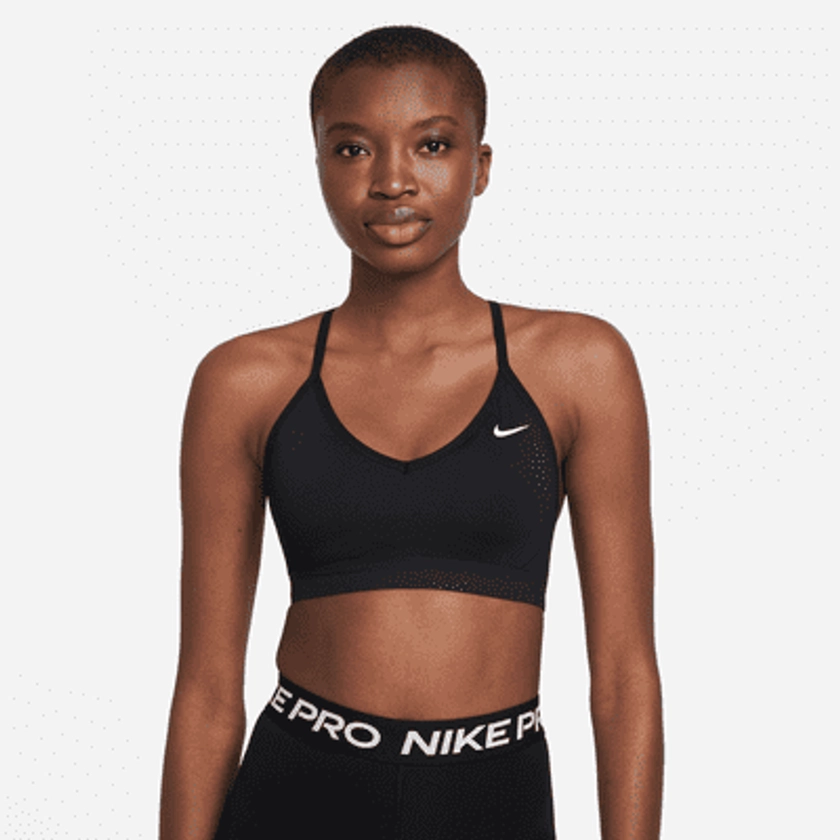 Brassière de sport rembourrée à maintien léger Nike Indy pour Femme