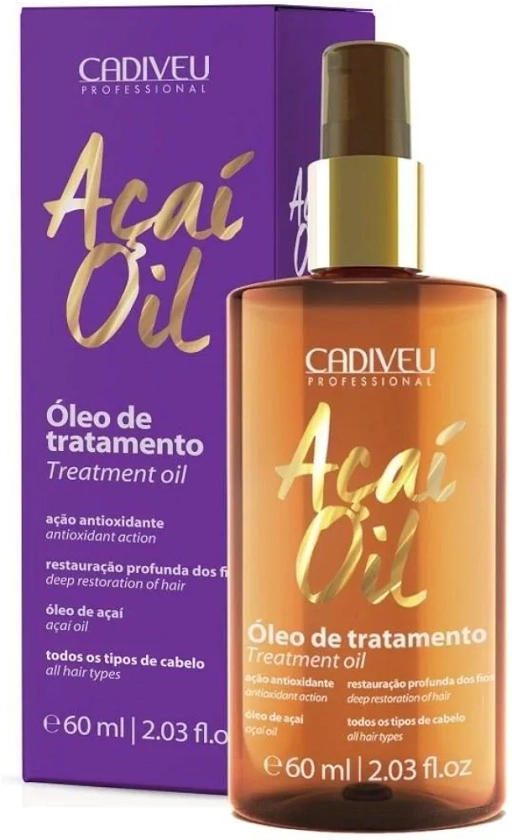 Cadiveu Óleo De Tratamento Açai Oil 60ml - P | Amazon.com.br