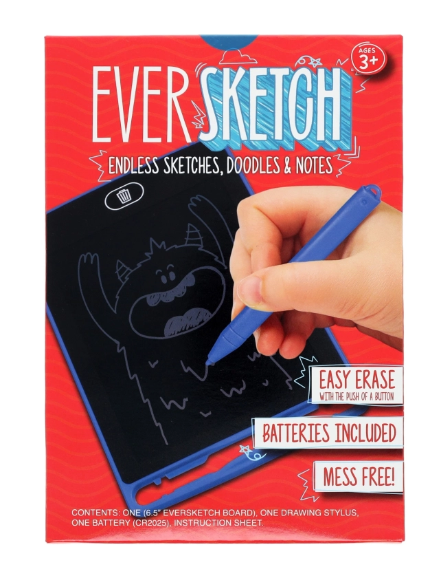 Eversketch 6.5 inch Drawing Tablet - for Ages 3+, Child Novelty Toy, Plastic