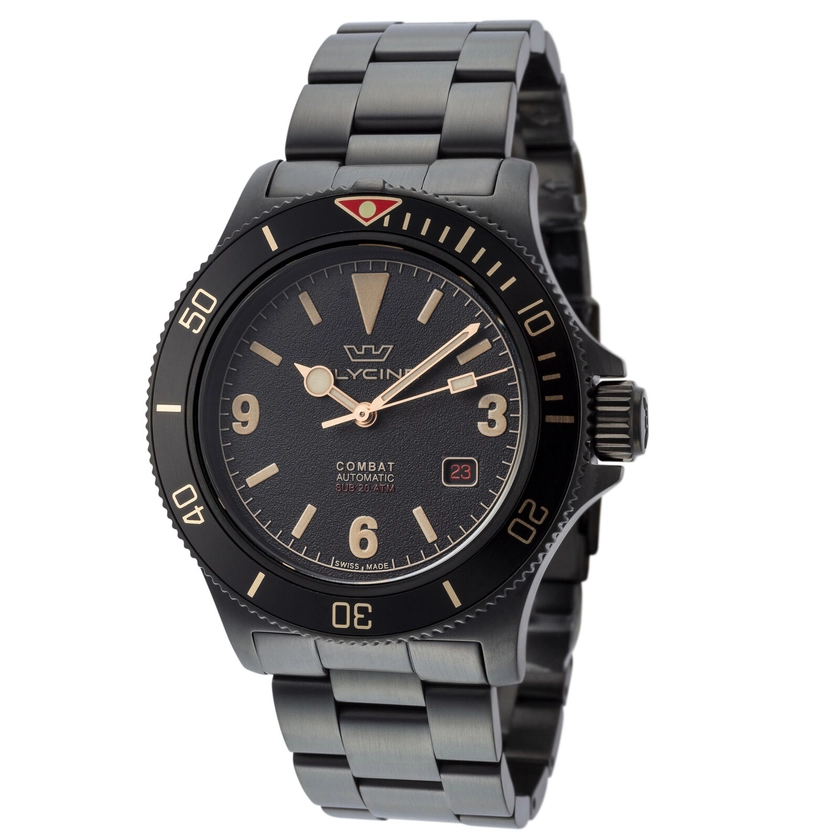 Glycine Men&#039;s GL0290 Combat Sub 42 Vintage 42mm Automatic Watch