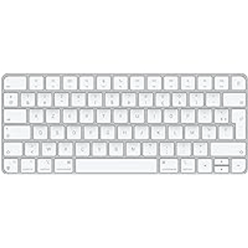 Apple Magic Keyboard avec pavé numérique : Bluetooth, rechargeable. Compatible avec Mac, iPad et iPhone ; Français, argent