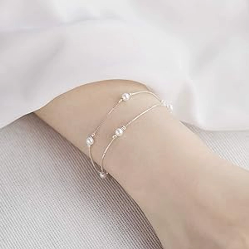 Pearl Bracelet for Women S925 Sterling Silver Pearl bracelet Jewelry for Women Pearl Bracelets Gifts