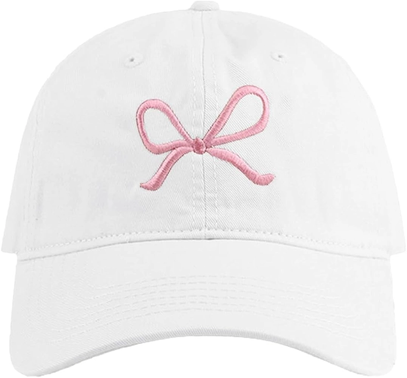 Bow-Tie Baseball Cap for Women Fashion Sun Hats for Women Trucker Hat Y2k Sun Cap Visor Cap Hiking Travel Trendy 2024