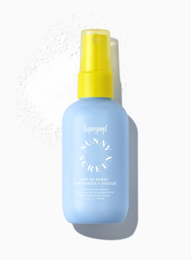 Sunnyscreen 100% Mineral Spray SPF 50 | Toddler & Baby Sunscreen Spray | Supergoop!