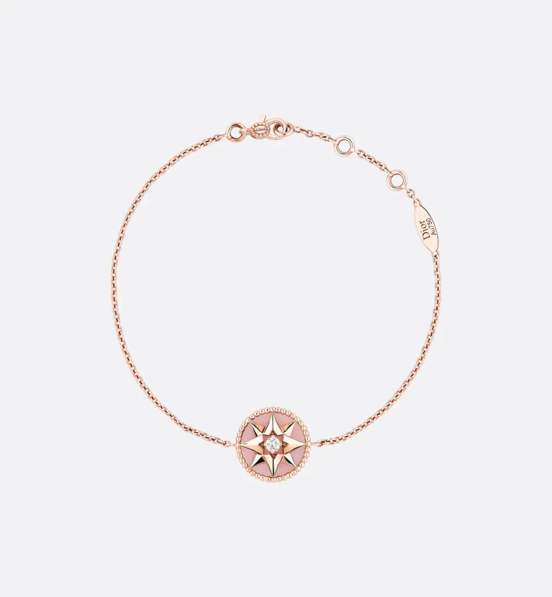 Bracelet Rose des Vents Or rose, diamant et opale rose | DIOR