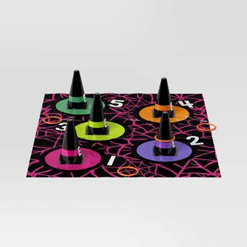 Witch Hat Ring Toss Game Halloween Party Kit 9pc - Hyde & EEK! Boutique™