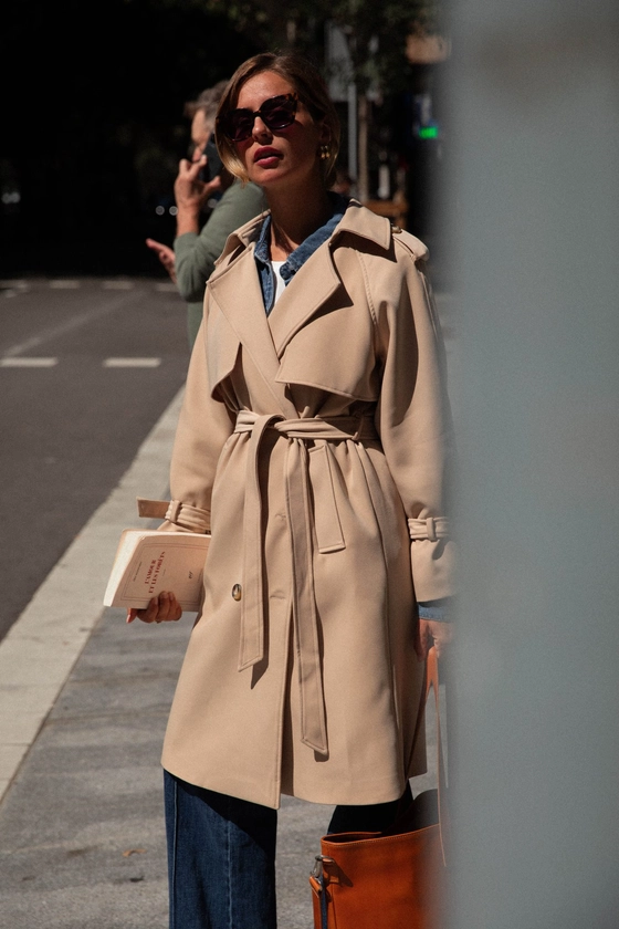 Trench Édouard beige | Sahomashop