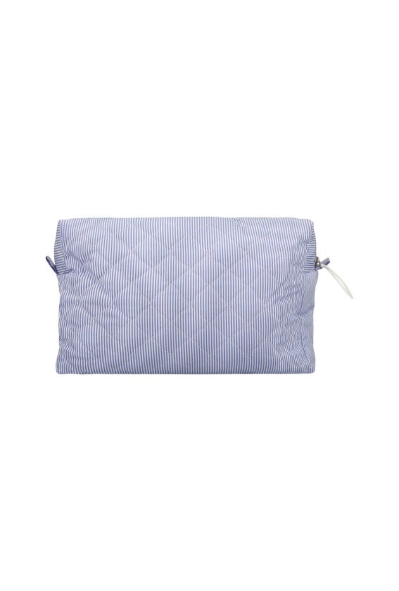 QUILTED COSMETIC BAG SKY LARGE