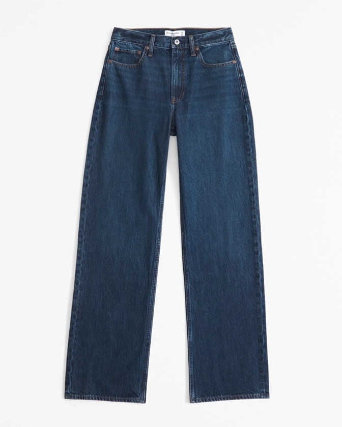 Women's High Rise Loose Jean | Women's Bottoms | Abercrombie.com