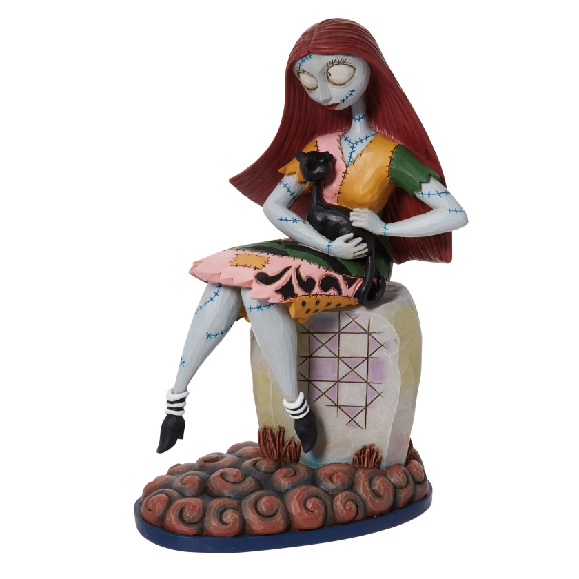 Figurine Sally sur pierre tombale - Disney Traditions