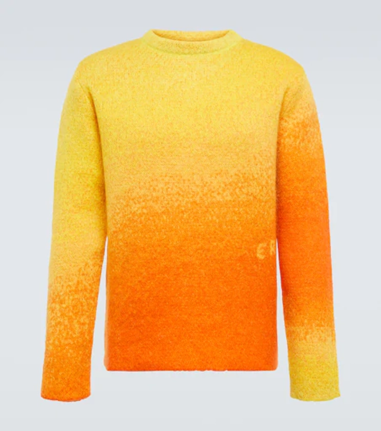 Pull en mohair mélangé en orange – ERL | Mytheresa