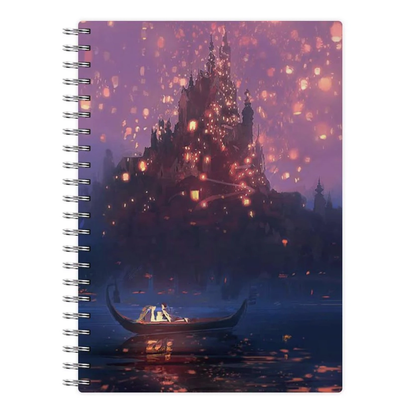 Tangled Chinese Lantern Disney Notebook