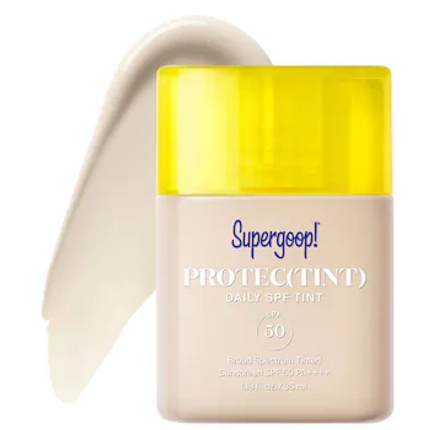 Protec(tint) Daily SPF Tint SPF 50 Sunscreen Skin Tint with Hyaluronic Acid and Ectoin - Supergoop!