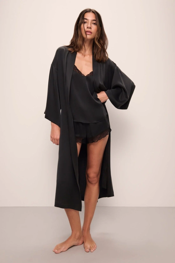 Inez Washable Silk Robe