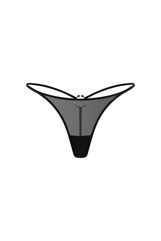 Dune Black Thong