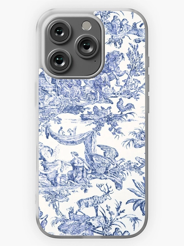 Blue Toile - English - French countryside | iPhone Case