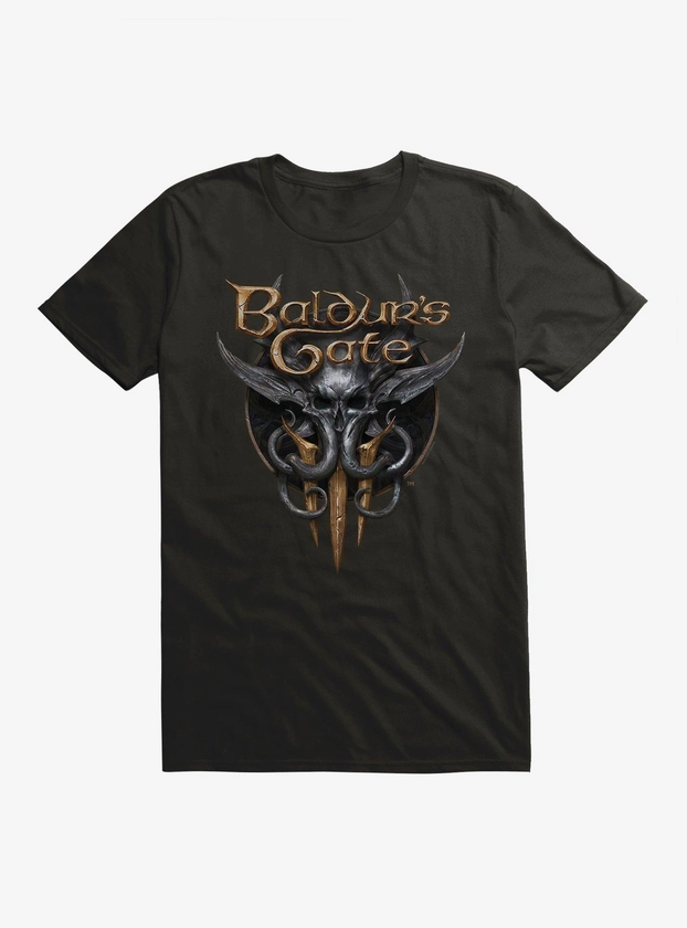 Dungeons & Dragons Baldur's Gate 3 Mind Flayer Logo T-Shirt