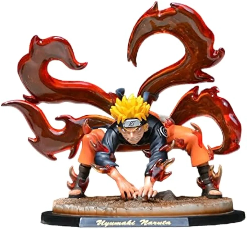 Buy Trunkin | Uzumaki Kyuubi Nine Tail Fox Battle Decoration | PVC Action Figure Model Toy Figurine 19cm Online at Low Prices in India - Amazon.in