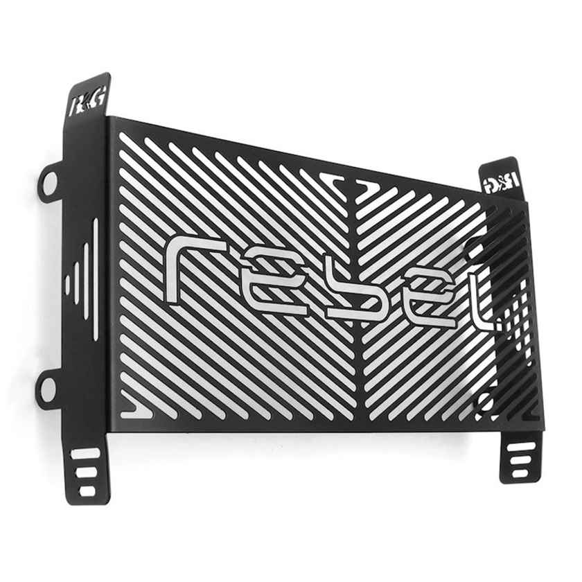 R&G BRG0024BK Branded Radiator Guard, Black for Honda CMX 500 Rebel (2017-)