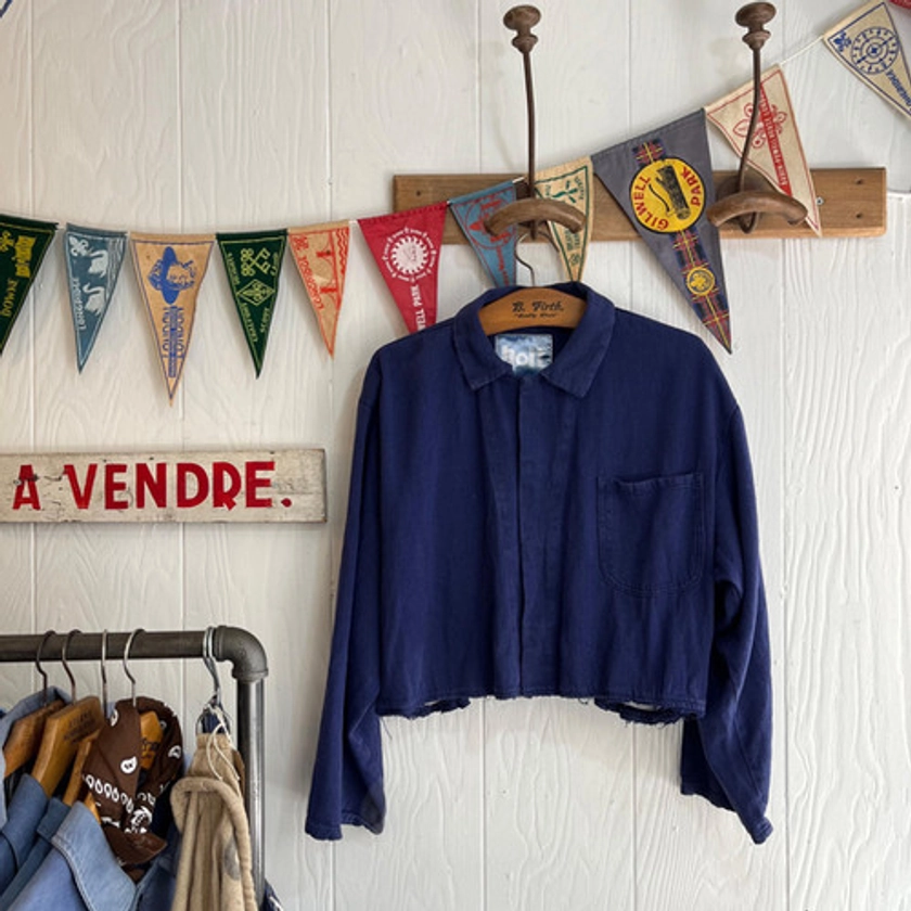 Vintage Cropped Workwear Jacket S M L | Bobby & Dandy