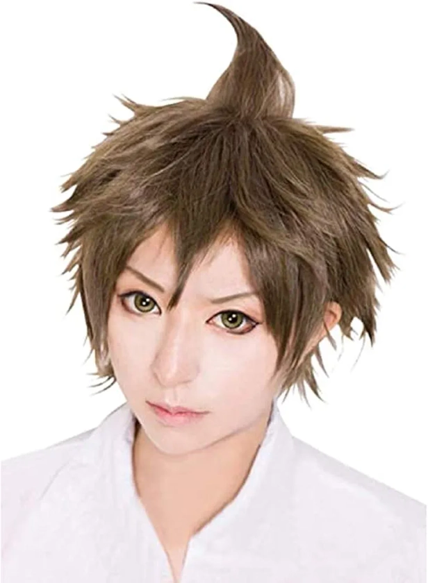 Anime Hajime Hinata Cosplay Wig Heat Resistant Synthetic Hair Halloween Party Wig