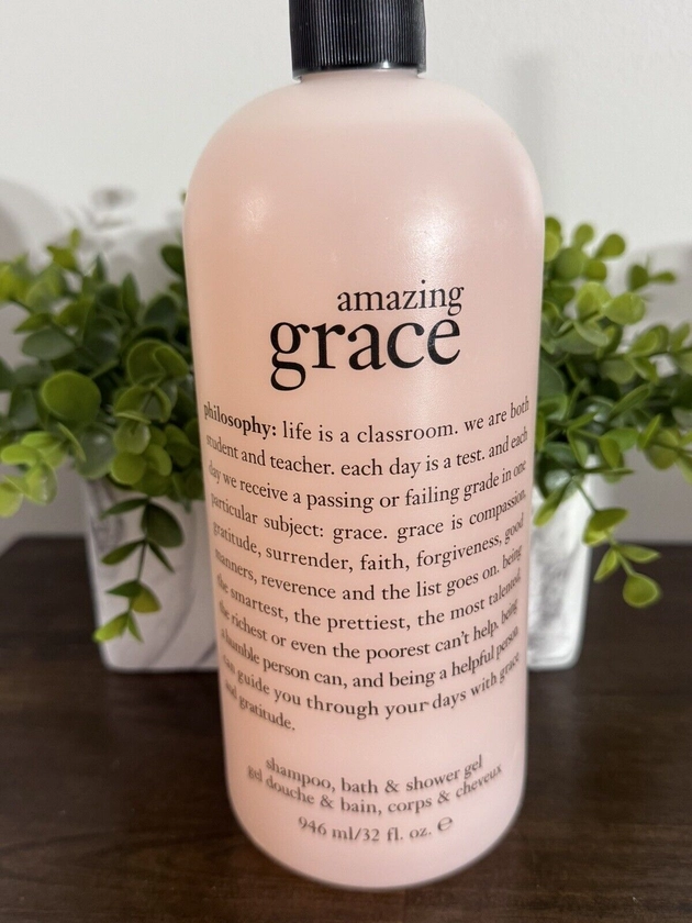 NEW Philosophy Amazing Grace Shampoo Bath &amp; Shower Gel - 32oz Unsealed