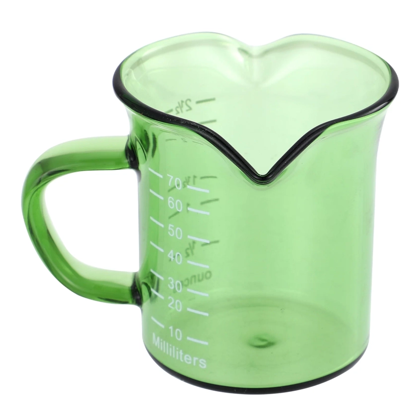 Glass Measuring Cup Glass Coffee Mug Measuring Milk Glass Home Drinking Glass Coffee Cup