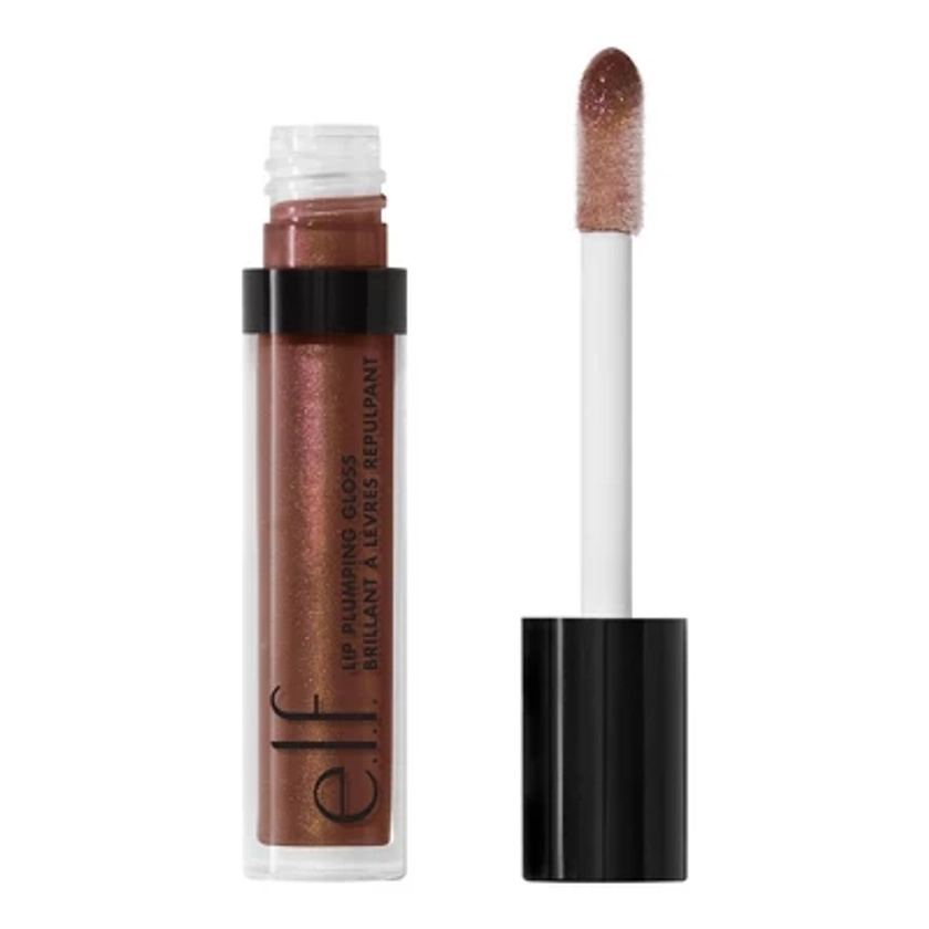 e.l.f. Lip Plumping Gloss - Chocolate Glaze - 0.1 fl oz